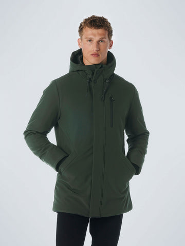 Jacket Mid Long Fit Hooded Softshell Stretch