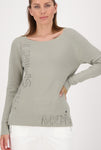 Pullover, frosty green