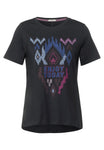 T-Shirt mit Ikat Motiv