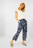 Casual Fit Hose mit Print