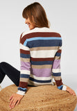 Pullover mit Streifen Muster