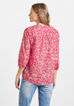 Leichte Print Baumwollbluse