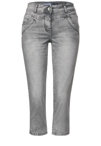 Loose Fit Jeans in 3/4-Länge