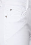 Weiße Slim Fit Jeans