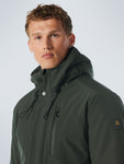 Jacket Mid Long Fit Hooded Softshell Stretch