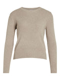 VICOMFY O-NECK L/S KNIT TOP- NOOS