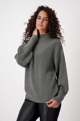 Pullover, frozen green