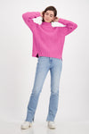 Pullover, deep pink