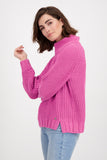Pullover, deep pink