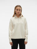 VMGOLDNEEDLE LS ZIP HIGHNECK PULLOVER