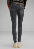 Graue Slim Fit Jeans