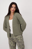 Strickjacke, sage