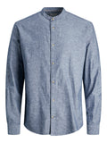 JJESUMMER BAND LINEN BLEND SHIRT LS SN