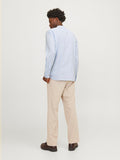 JJESUMMER BAND LINEN BLEND SHIRT LS SN