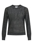 VIVIAN O-NECK L/S GLITTER KNIT TOP