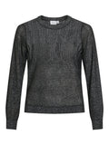 VIVIAN O-NECK L/S GLITTER KNIT TOP