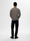 SLHROSS LS KNIT STRUCTURE CREW NECK NOOS