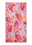 Schal mit leuchtendem Flower Print aus Organic Cotton