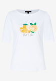 T-Shirt  Zitronen-Applikation  Sommer-Kollektion