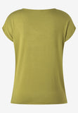 Shirt mit Satinfront  soft moss green