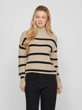 VIRIL MOCKNECK L/S  KNIT RIB TOP 2- NOOS