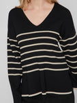 VIOSTRIA V-NECK L/S REV TOP-NOOS