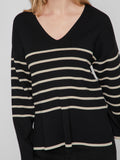 VIOSTRIA V-NECK L/S REV TOP-NOOS