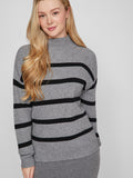 VIRIL MOCKNECK L/S  KNIT RIB TOP 2- NOOS