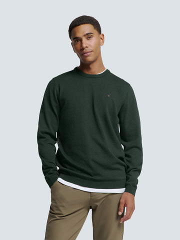 Pullover Crewneck 2 Coloured Melange