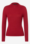 Rippstrick-Pullover  rot  Herbst-Kollektion