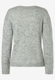 Ajour-Pullover  beige macchiato  Herbst-Kollektion