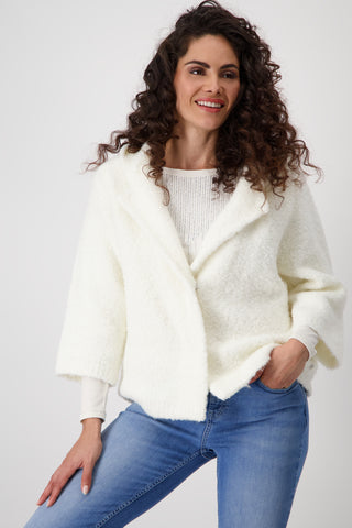 Strickjacke, marshmallow