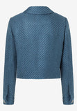 kurzer Bouclé-Blazer  greyblue  Herbst-Kollektion