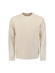 Pullover Crewneck Solid Relief Knit